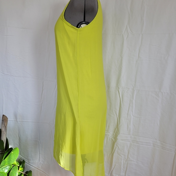 Philosophy Florescent Yellow High Low Dress - Picture 3 of 8